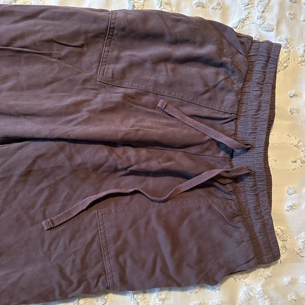 light weight brown joggers